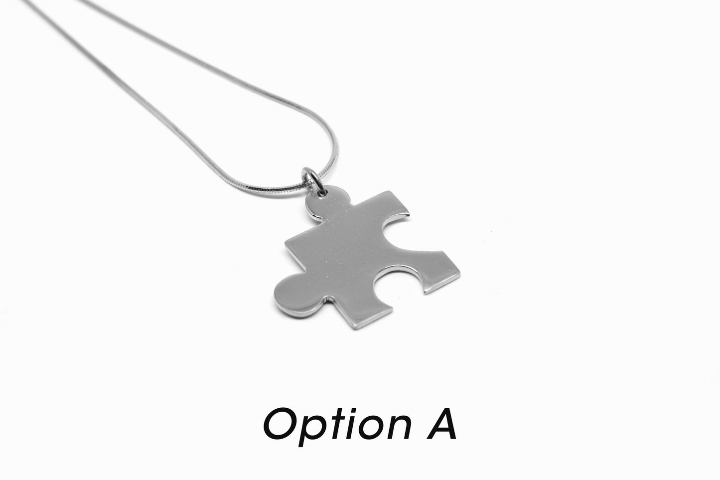 Puzzle Necklace - Silver