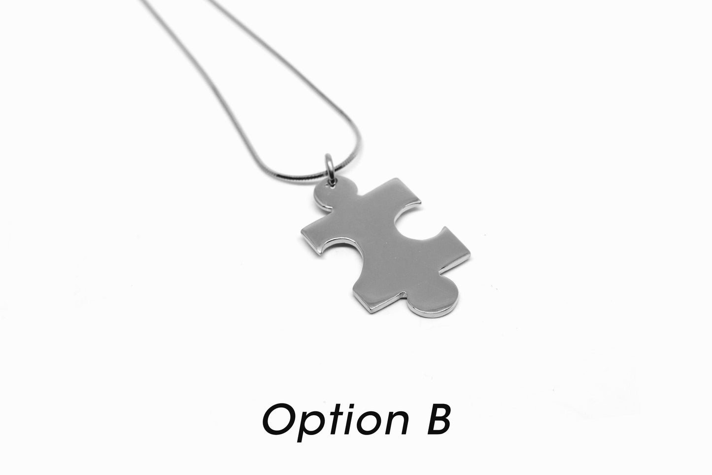 Puzzle Necklace - Silver