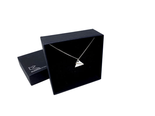 Airplane Necklace - Silver