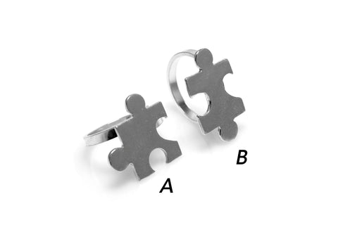 Puzzle Ring - Silver