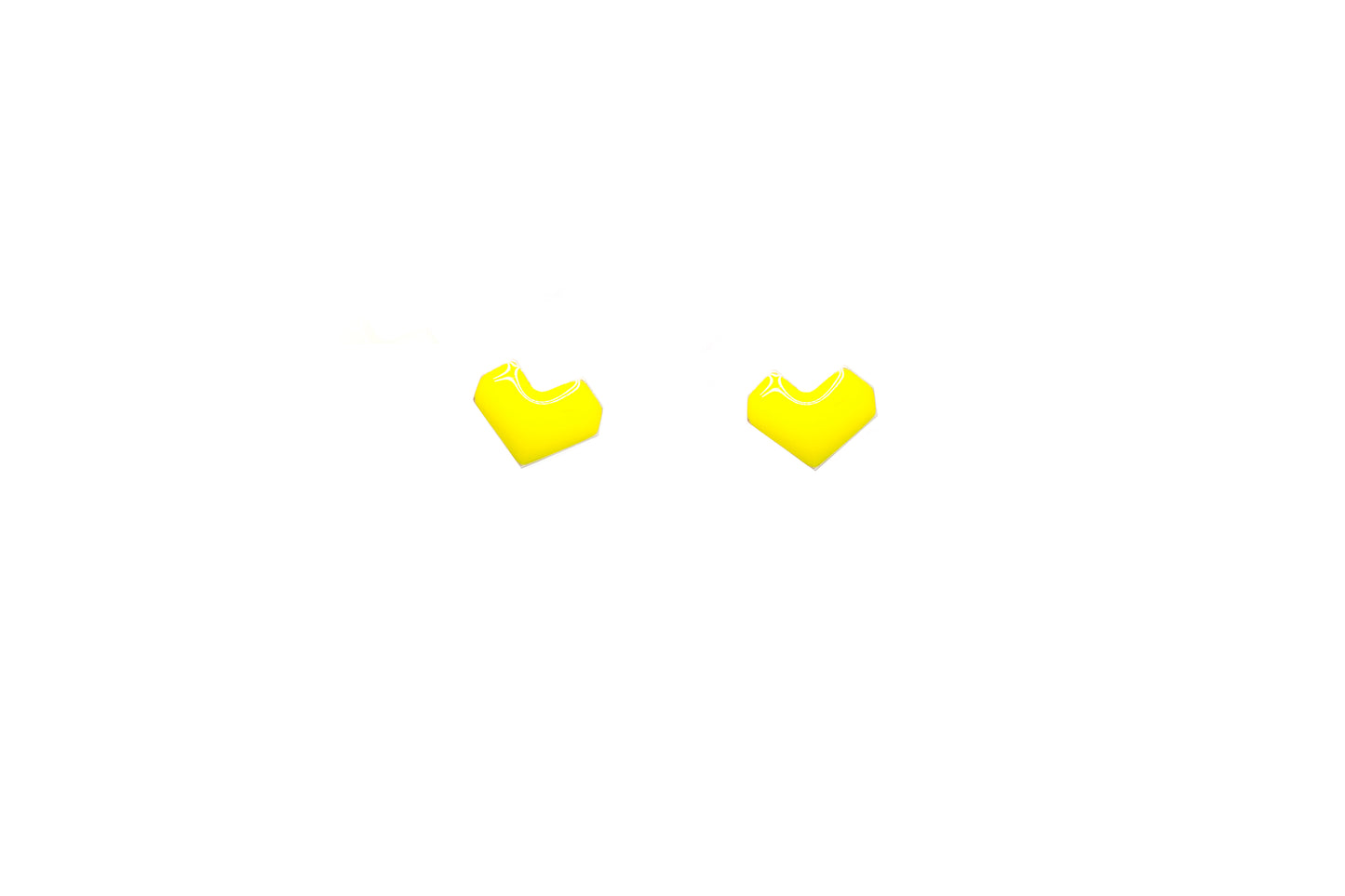 Colorful Heart Stud Earrings
