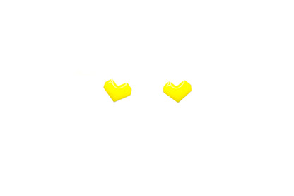 Colorful Heart Stud Earrings