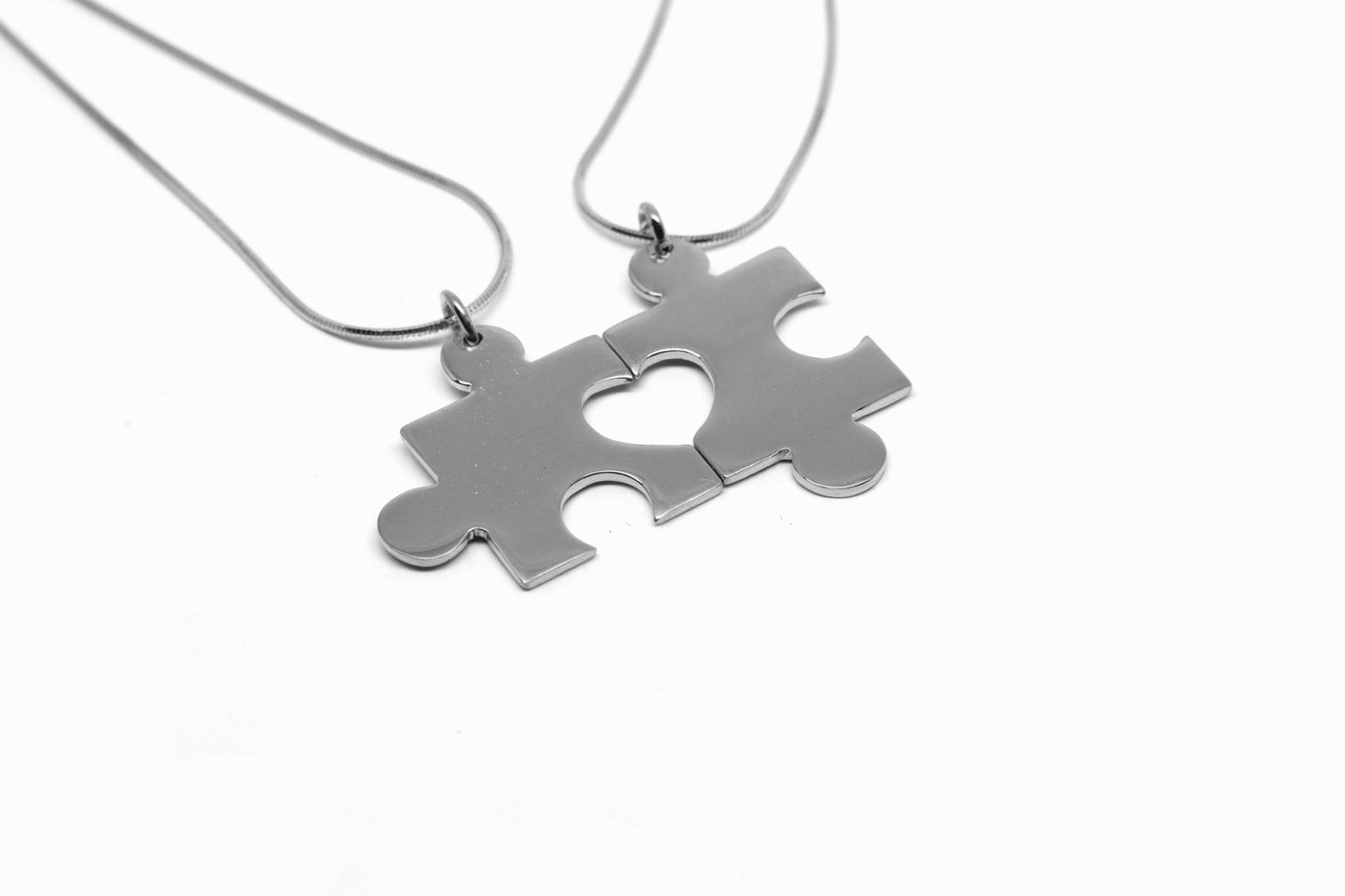 Puzzle Necklace - Silver