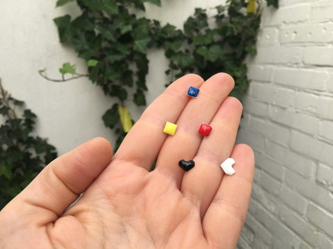 De Stijl Stud Earrings