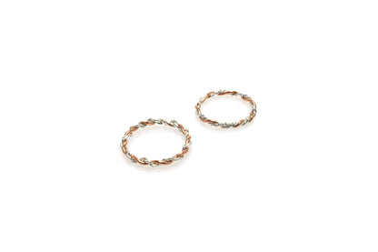 Twist Ring - Silver and Copper