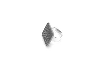Grid Ring - Silver