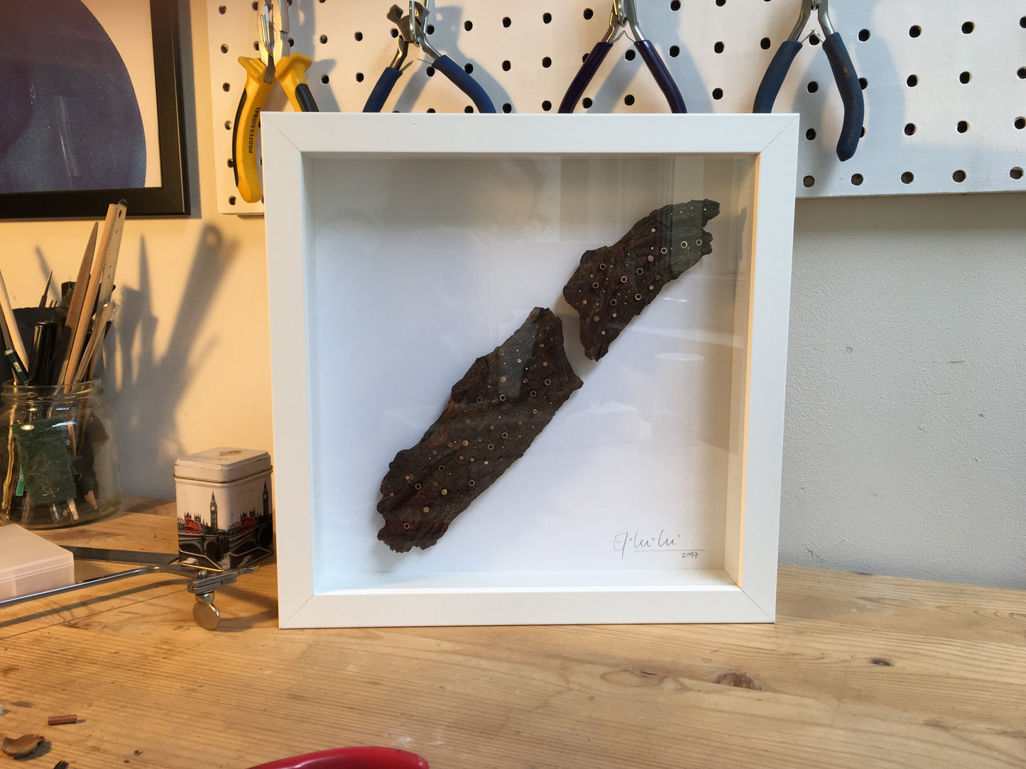 Framed Sculpture, Galaxy #17