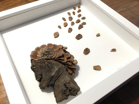 Framed Sculpture, Cacique (SOLD)