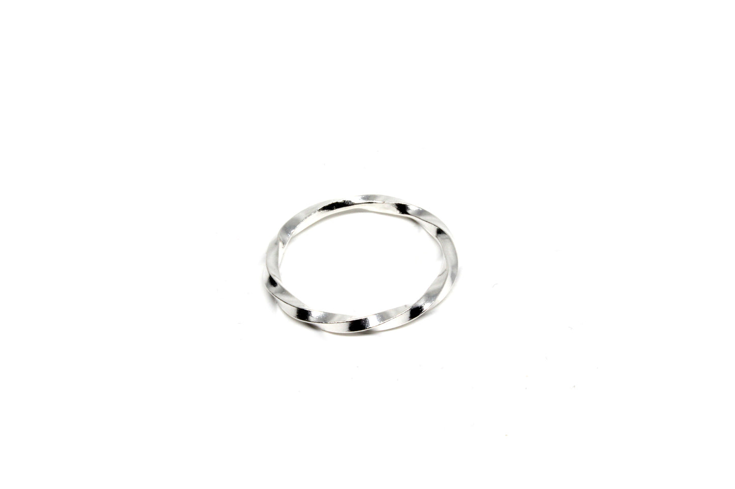 Twist Fat Ring - Silver