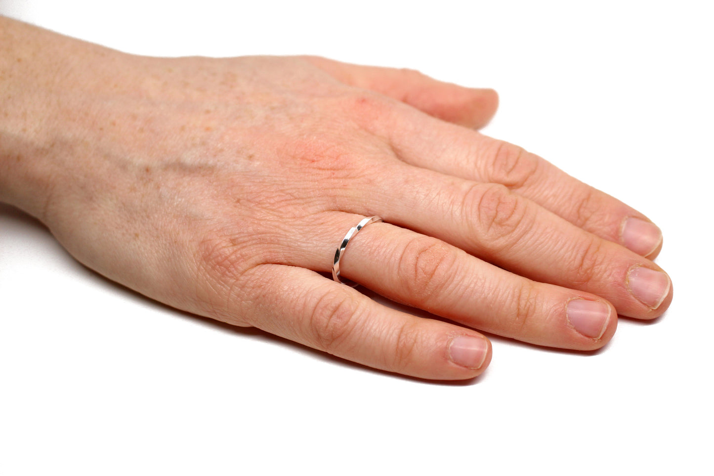 Twist Fat Ring - Silver