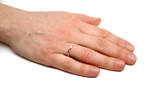 Twist Fat Ring - Silver