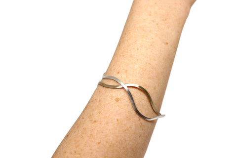 Wave Bracelet - Silver