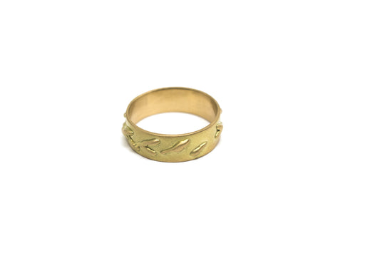 Tree Ring - Gold Plated