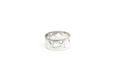 Geometric Ring - Silver