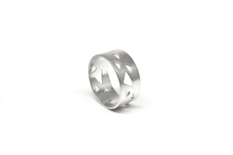 Geometric Ring - Silver