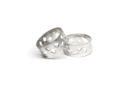 Geometric Ring - Silver