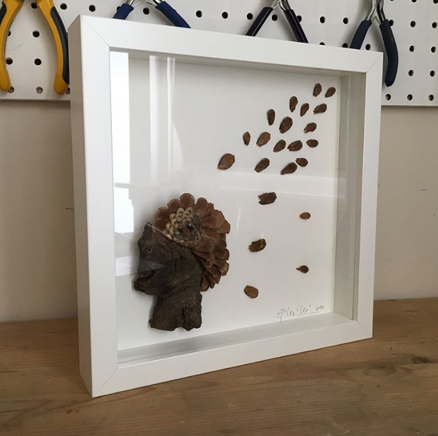 Framed Sculpture, Cacique (SOLD)