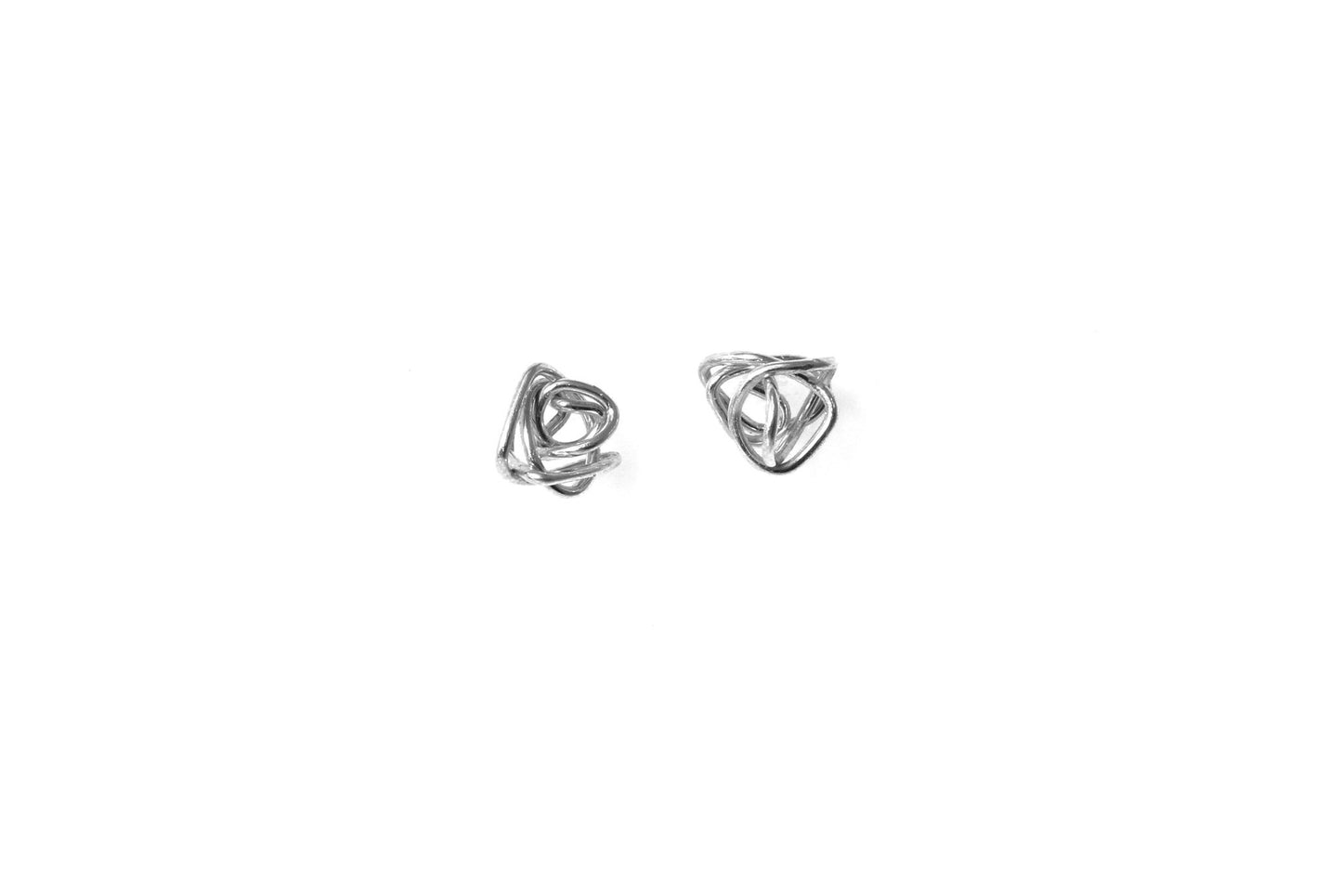 Chaos Earrings - Silver