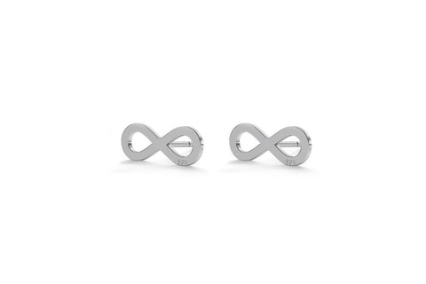 Small Infinity Earrings - Silver
