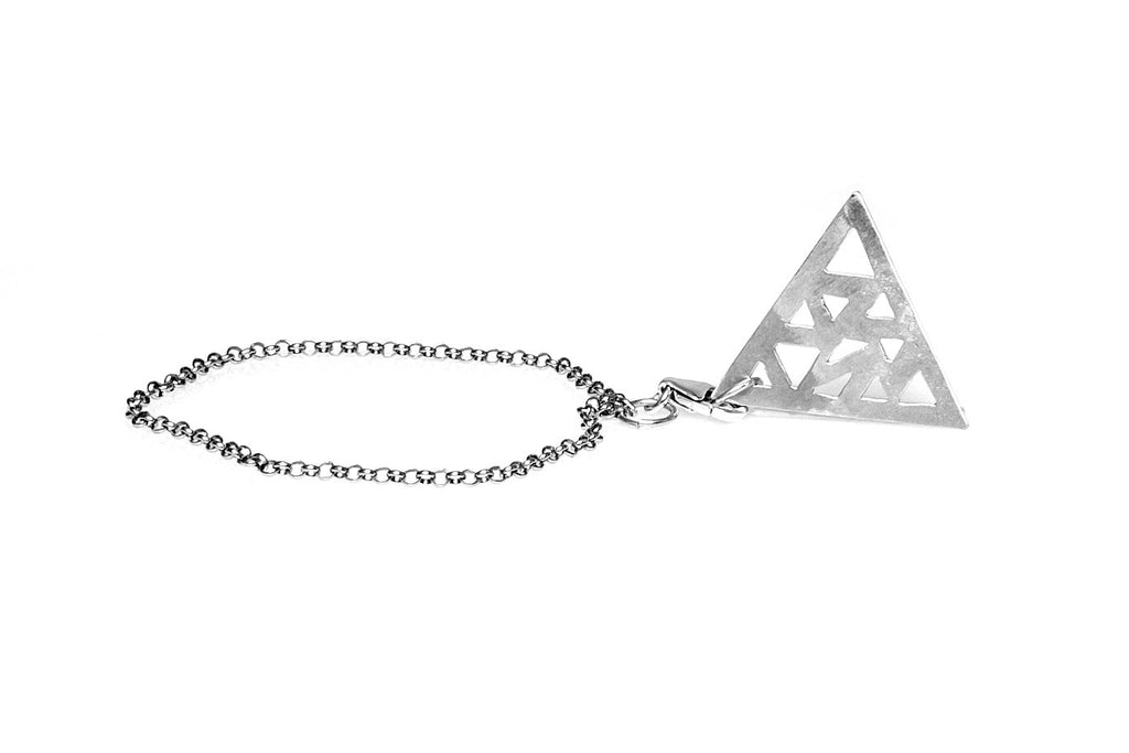 Triangular Bracelet - Silver