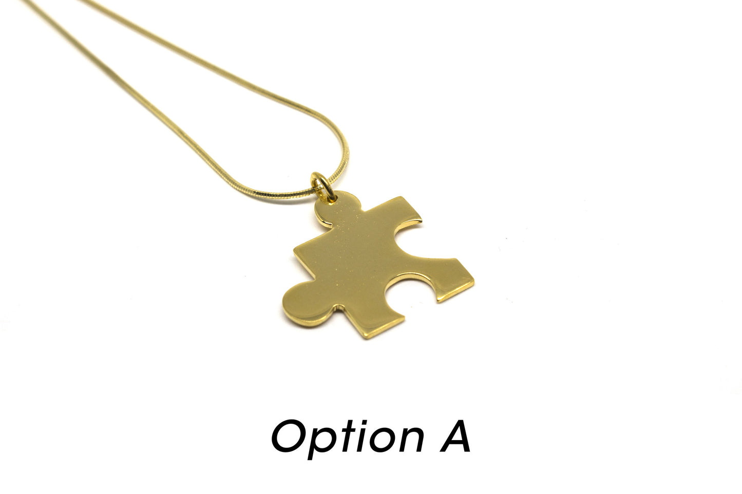 Puzzle Necklace - Gold Plated