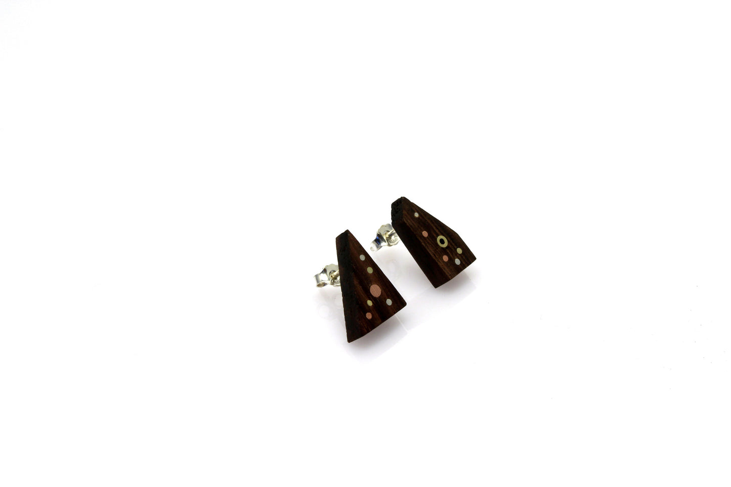 Galaxy Earrings - Wood