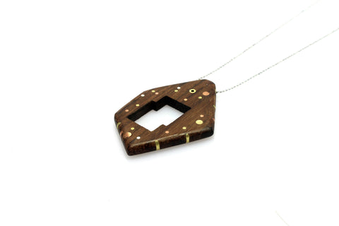 Galaxy Large Necklace - Wood