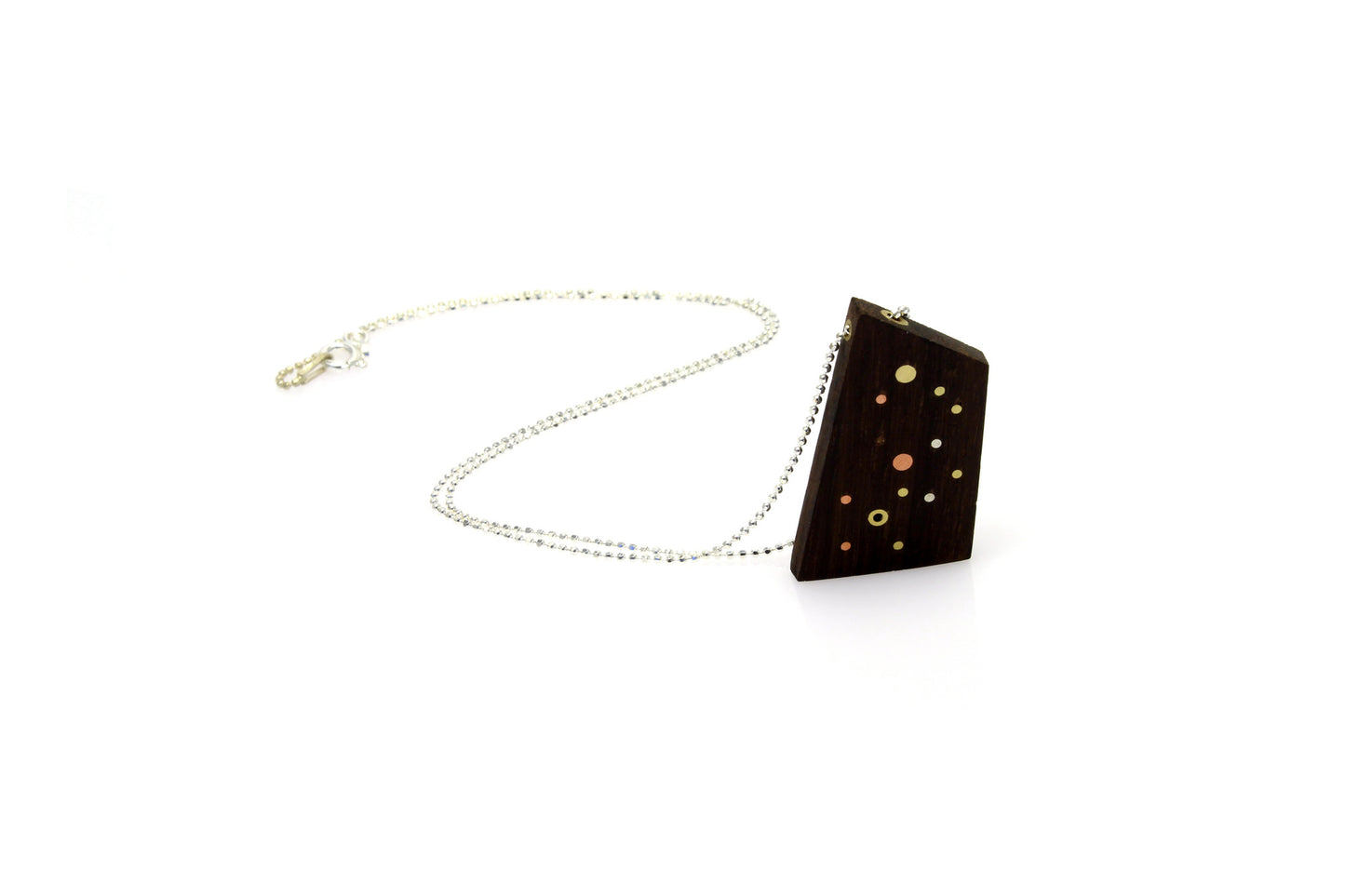 Galaxy Medium Necklace - Wood