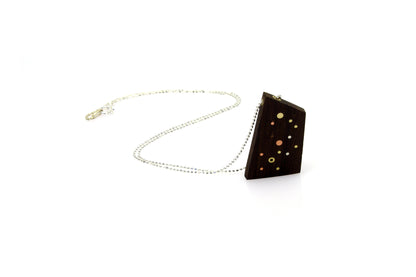Galaxy Medium Necklace - Wood