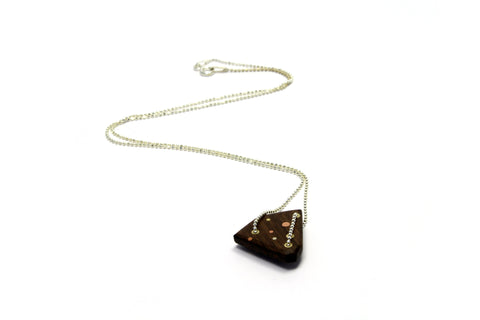 Galaxy Small Necklace - Wood