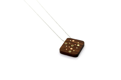 Galaxy Small Necklace - Wood