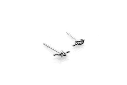 Knot Earrings - Silver