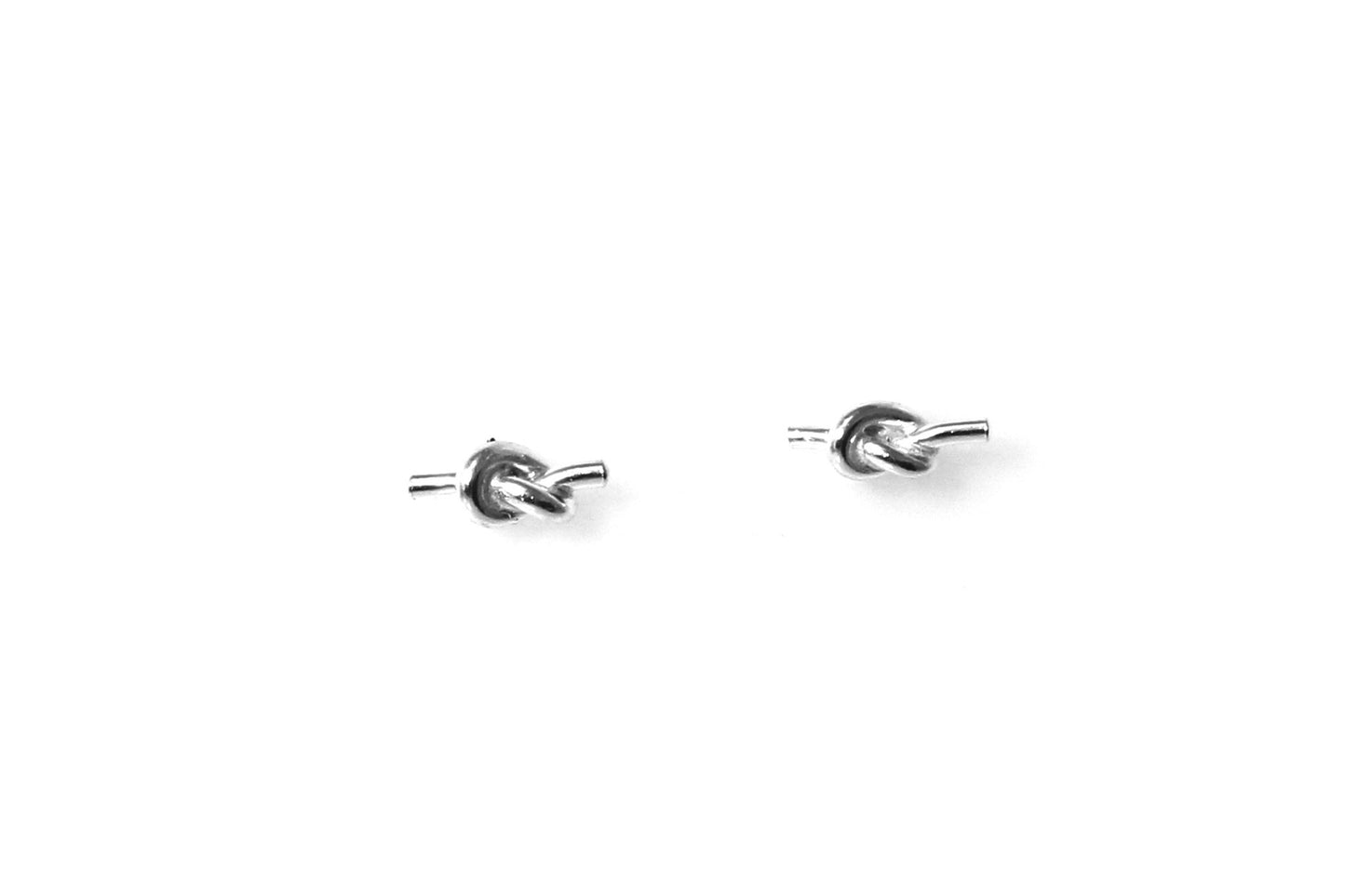 Knot Earrings - Silver