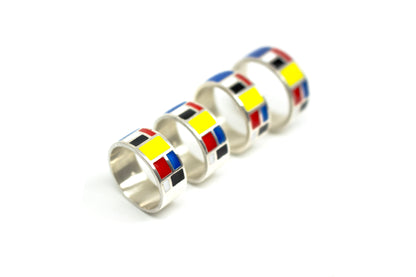 Mondrian FAT Ring - Silver