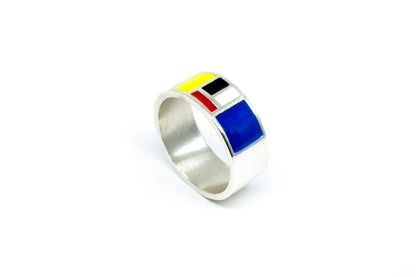 Mondrian FAT Ring - Silver