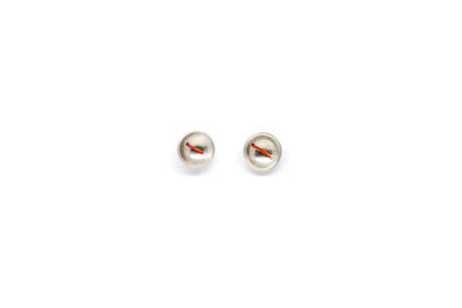 Sew 1x Earrings - Silver