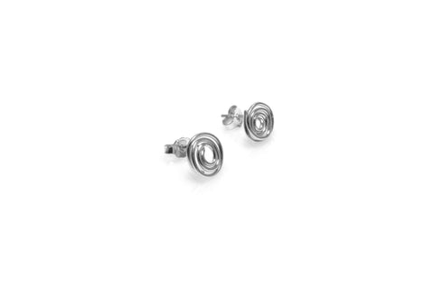 Spiral Earrings - Silver