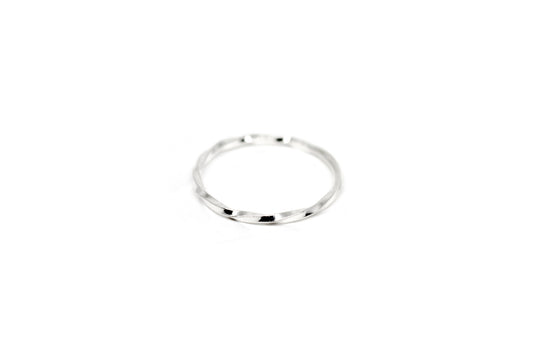 Twist Slim Ring - Silver