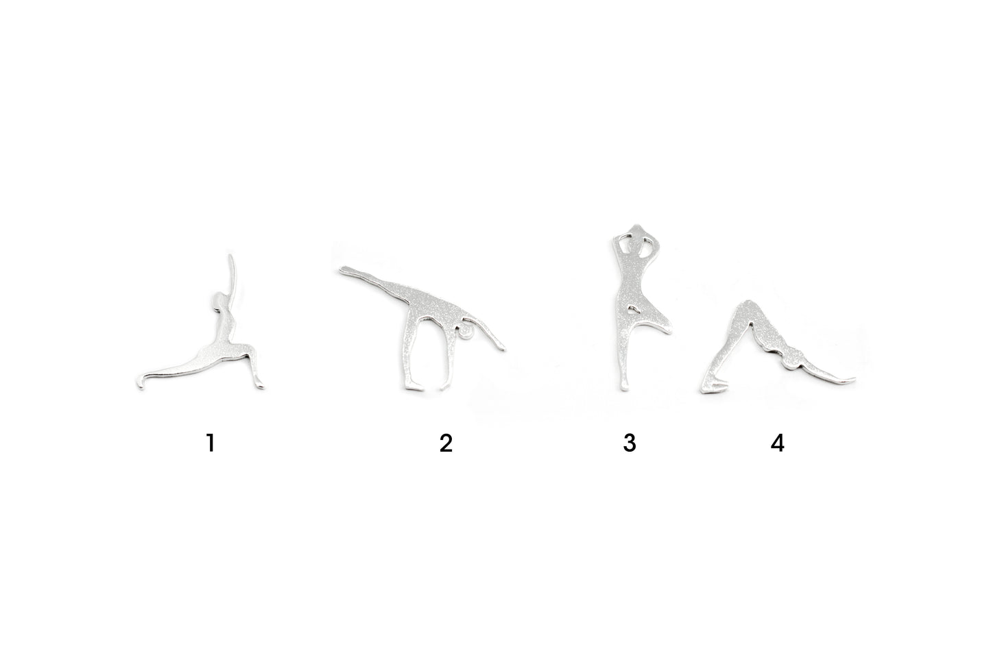 Yoga Earrings - Silver