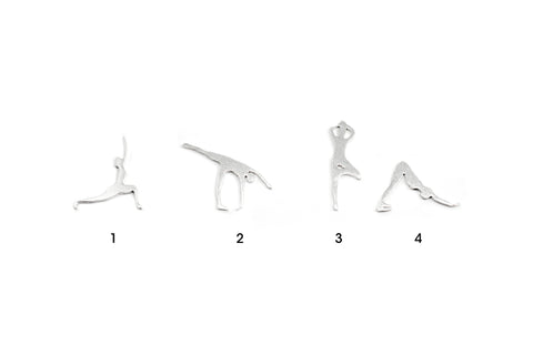 Yoga Pendants - Silver