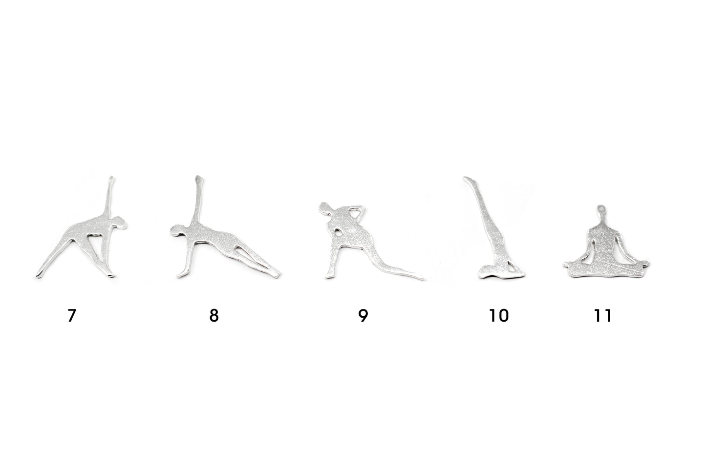 Yoga Pendants - Silver