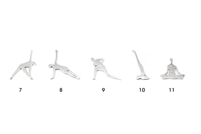 Yoga Pendants - Silver