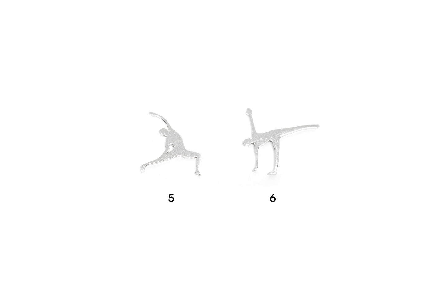 Yoga Earrings - Silver