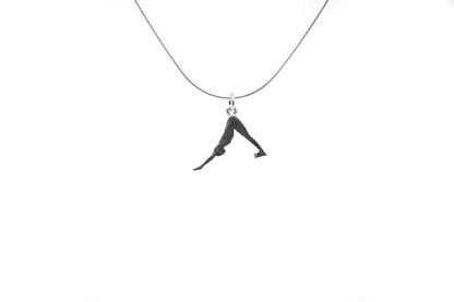 Tiny Yoga Pendants - Silver