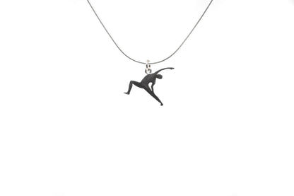 Tiny Yoga Pendants - Silver